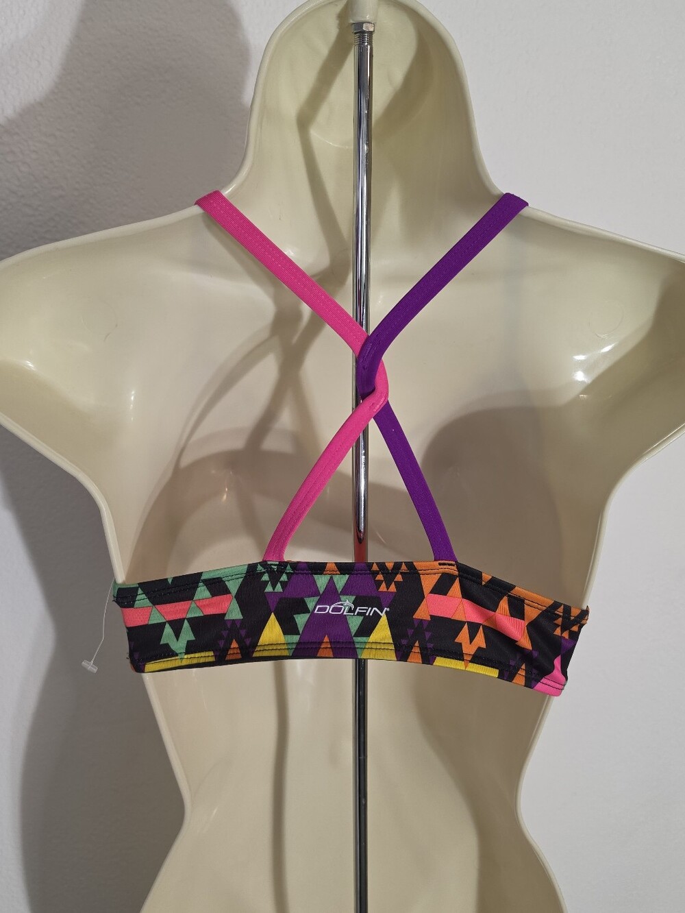 Dolfin Bikini Top Aztec Neon Pink Size S - Picture 7 of 11